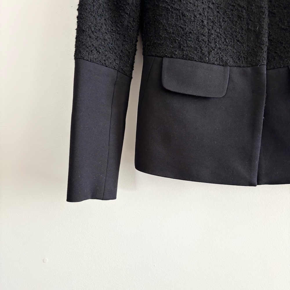 Melanie Lyne Elegant Textured Wool Suit Jacket - Picture 5 of 15